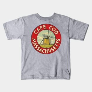 Cape Cod Massachusetts Vintage Kids T-Shirt